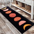 thumbnail image 4 of Homerr Bedside Blanket Bathroom Rug Bedside Blanket Strong Water Absorption Bohemia Moon Pattern Floor Carpet, 4 of 7