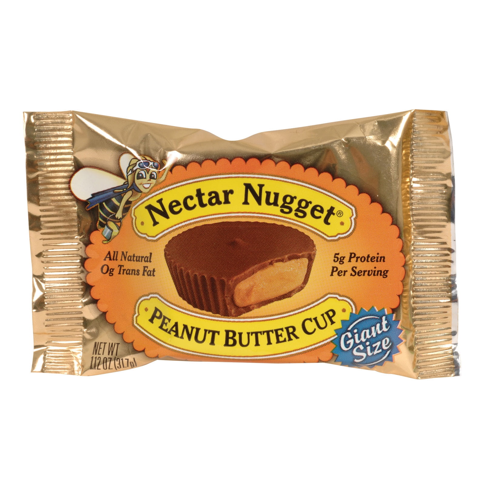 Natural Nectar Peanut Butter Cup Nugget Case of 24 1.12 oz