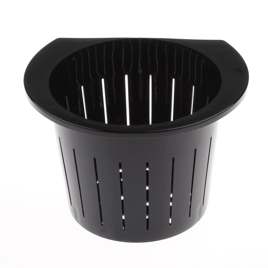 Nishiyuenyi 2 Pcs Plastic Hanging Planter Pot Flower Pots Hanger Plant Holder with Hook
