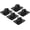 Black, variant on ABCISI Kayak Paddle Holder Clips, 5pcs Kayak Oar Clips, Plastic Inflatable Boat Oar Clip Fasteners with Paddle Rod Brackets for Fishing Canoe Accessories, Black