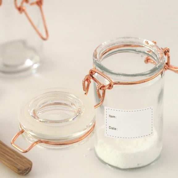 WRISTBIQUE Refrigerator Sticker Food Labels Pantry Items Self-Adhesive 1 Roll