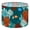 Color 3, variant on Linen Drum Lampshades Colorful Coral Fish Tropical Marine Life Teal Orange Coastal 13"x13"x10" Light Shade for Table Lamps Floor Lamp Shades Lampshade Replacement Assembly Required