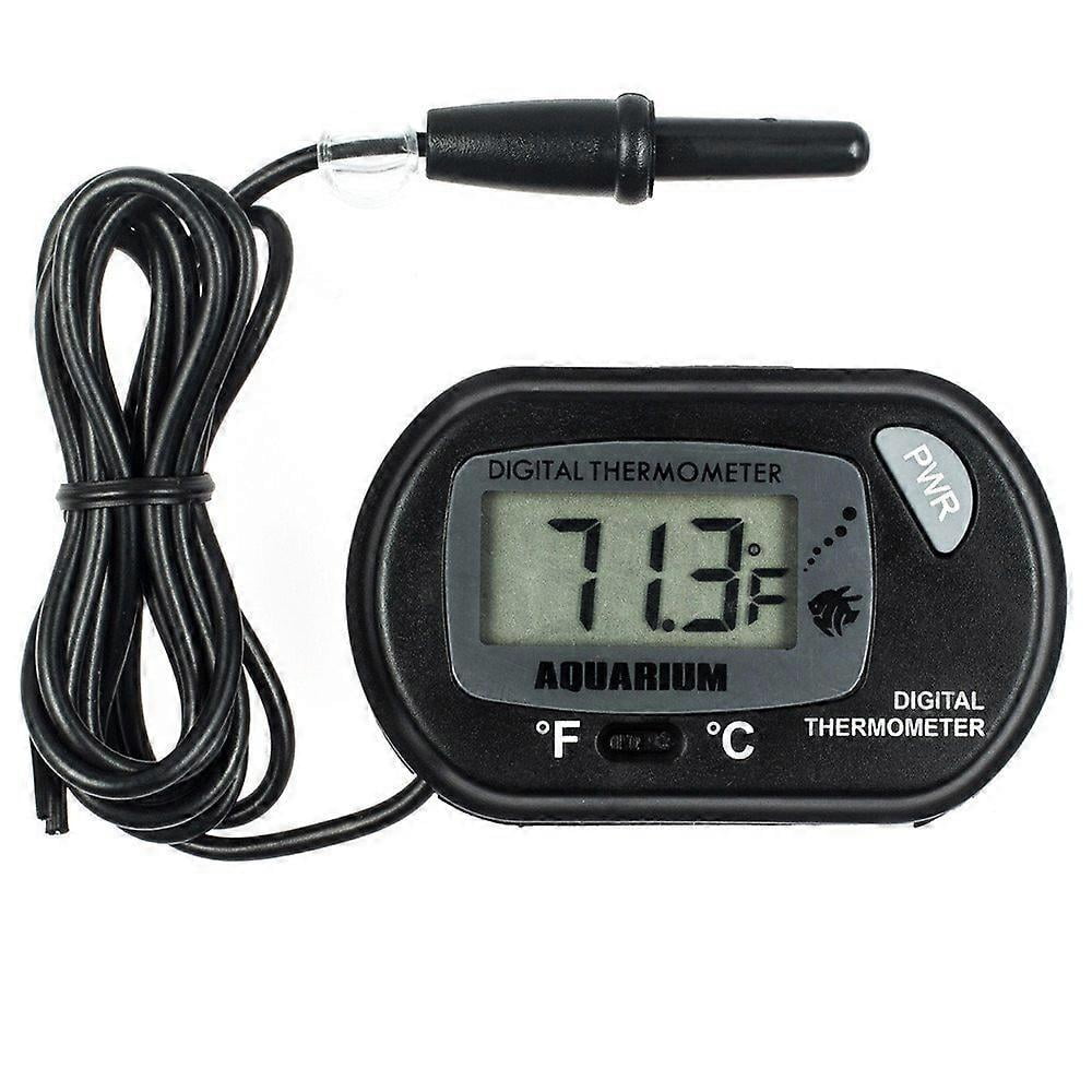 Akvariumtermometer LCD Digital Akvariumtermometer with a Suction cup, and Nedsänkningsprob of the Aquarium, the Terrarium