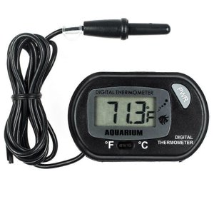 Akvariumtermometer LCD Digital Akvariumtermometer with a Suction cup, and Nedsänkningsprob of the Aquarium, the Terrarium
