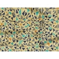 thumbnail image 5 of oneOone Rayon Pale Orange Fabric Texture & Triangle Geometric Fabric For Sewing Printed Craft Fabric By The Yard 56 Inch Wide, 5 of 5