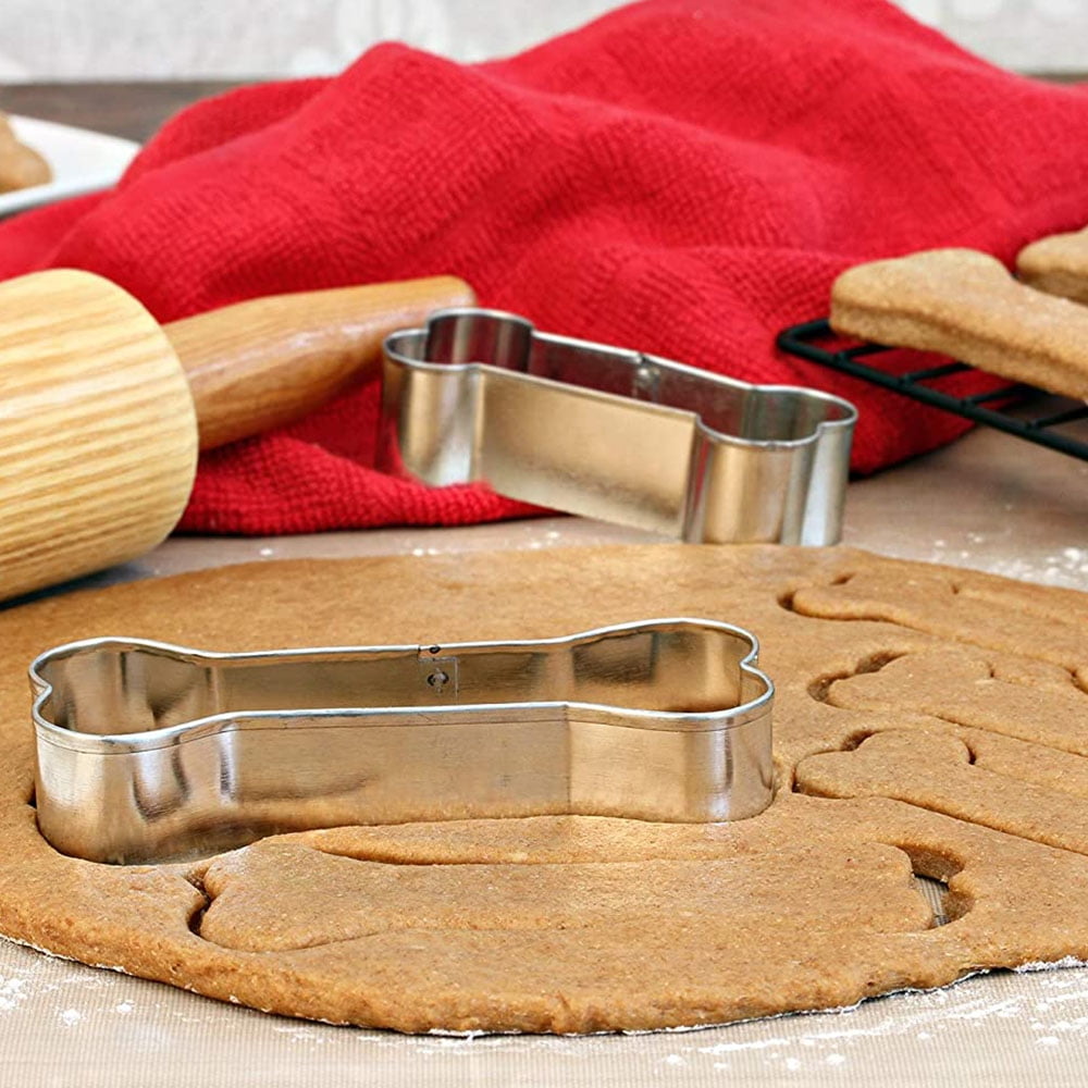 Rongmo Dog Bone Cookie Cutter Set Stainless Steel