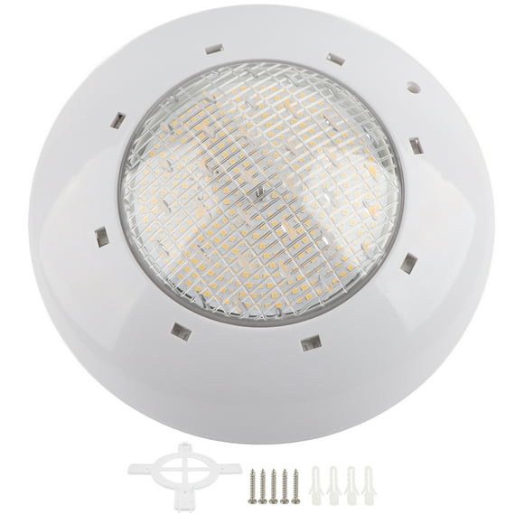 Lumière sous-Marine, Lampe de Piscine à Lumière Chaude pour Piscines pour Fontaine pour Aquarium pour Étang 18W 1800LM