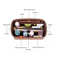 thumbnail image 4 of SAILING Organizador de viaje bolso de fieltro bolso de mano forro bolso bolsa inserto mujeres 3 tamaños, 4 of 5