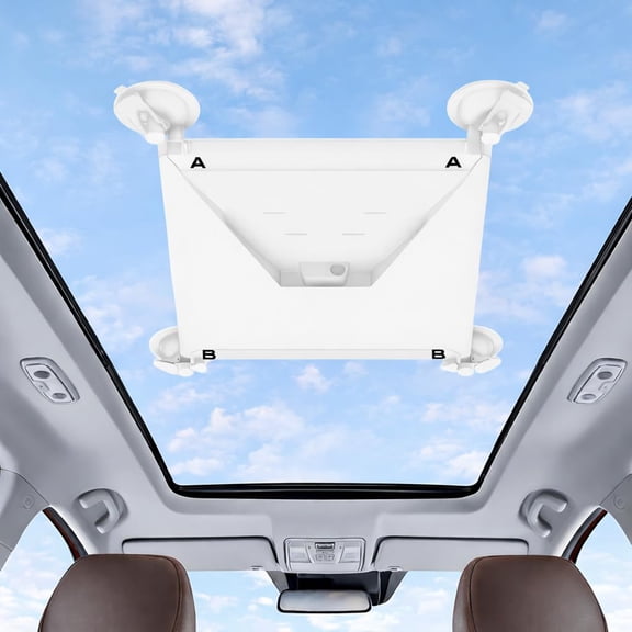 Tigebraver Starlink Mini Mount – Suction Cup Holder For Sunroof & Window, Strong Vacuum Base, Car Mount Accessories For RV, Boat, Truck (White)
