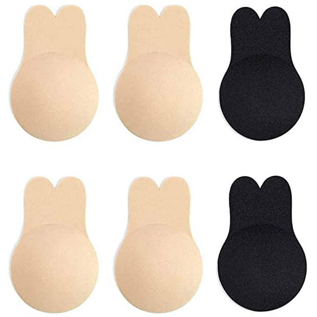3 Pairs Invisible Adhesive Bra, Anti-Penetration Point Adhesive Bra,Breast Lift Tape Push Up Strapless Nipple Covers