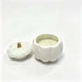 thumbnail image 2 of Naittoop Farmhouse Ceramic Pumpkin Candle Gift, Autumn Scented Candle,Soy Wax Pumpkin Jar Candles, Thanksgiving Halloween Home Table Centerpiece Farmhouse Decor Gift Orange, 2 of 7