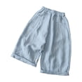 thumbnail image 3 of CAIVO Child Summer Pants For Girls Soft Lightweight Casual Trousers Toddler Kids Baby Long Pants Vacation Solid Color Streetwear, 3 of 3