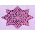 thumbnail image 1 of Ahgly Tapis Rectangulaire Lavable en Machine Intérieur Transitionnel Orchidée Violet, 3 Pieds x 5 Pieds, 1 of 7