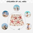 thumbnail image 6 of FORMRS Boys Swim Trunks Quick Dry Mesh Liner Boardshorts Sizes XS-XL, Beige Starfish, 6 of 7