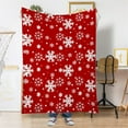 thumbnail image 3 of JLFNYA Christmas Blanket, 52" x 60" Christmas Throw Blanket, Christmas Blankets for Couch Sofa Bed, Christmas Blankets and Throws for Holiday Party Christmas Decorations, Christmas Gifts for Women, 3 of 8
