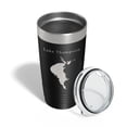 thumbnail image 4 of Lake Thompson Map Tumbler Travel Mug Insulated Laser Engraved Coffee Cup South Dakota 20 oz Black, 4 of 5