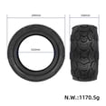 thumbnail image 3 of 11 Inch 100/50-6.5 Off-Road Tubeless Tire For Zero 11X Electric Scooter, 3 of 7