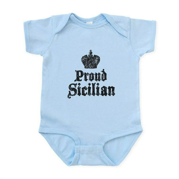 CafePress - Sicilian Pride Infant Bodysuit - Baby Light Bodysuit, Size Newborn - 24 Months