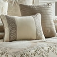 thumbnail image 5 of Riverbrook Home 10 Pc Comforter Set, King, Ivory/gold, Hillcrest, Embroidered, Polyfil Filling, Adult, 5 of 5