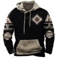 thumbnail image 3 of Sudadera con capucha con estampado indio vintage para hombre 2024, ropa informal para hombre, sudaderas con capucha de manga larga, sudaderas unisex de gran tamaño, 3 of 5