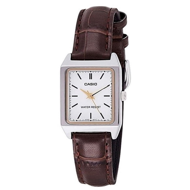 Casio Standard Analog Leather Strap White Dial Quartz LTP-V007L-7E2 Women's Watch