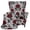 Gray and Red - Rose Moon, variant on DISNIMO Rose Moon Print 2-Piece Stretch Wingback Chair Slipcovers Non-Slip Soft Wing Armchair Cover with Elastic Bottom Pet Friendly Furniture Protector for Living Room
