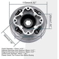 thumbnail image 2 of Heavy Duty Manual Clutch Assembly Replacement for 50cc 70cc 90cc 110cc 125cc Dirt Bike., 2 of 3