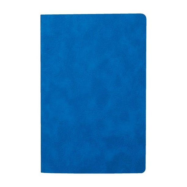 Paquete 20 piezas Libreta con hoja de raya y pasta flexible azul 14 x 21