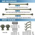 thumbnail image 4 of Urbanest Single Curtain Rod and Hardware Set, 4 of 6