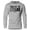 Sport Gray, variant on GYMISH Too Fit To Quit Lightweight Long Sleeve Hooded T-Shirt for Men – Funny Gym Hoodie, Athletic Workout Shirt for Lifters & Fitness Lovers