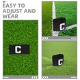 thumbnail image 3 of BRIGHTFUFU 2pcs Captains Armband Adult For Football Matches Easy To Use Nylon Black, 3 of 7