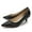 Black, variant on UKAP Ladies Comfort Sexy Dress Shoes Walking Anti-Slip Fashion Slip On Heels Red 4