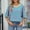 Pink, variant on Deal of the Week Ofreoo Tops for Women Round Neck Casual Summer Short Sleeve High Low Loose T Shirt Basic Tees