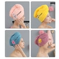 thumbnail image 7 of Mightlink Hair Wrap Towel Soft Comfortable Super Absorbent Coral Fleece Hair Dryer Towel for Household, 7 of 7