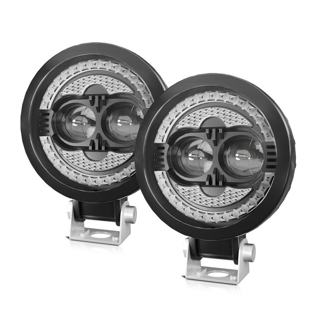 Barra de luz LED, 2 unidades, 120 W, 18000 lúmenes, foco superbrillante para conducción.