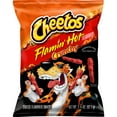 thumbnail image 2 of Cheetos Crunchy Flamin' Hot Cheese Flavored Snack Chips, 3.25 oz Bag-Pack Of 3, 2 of 5
