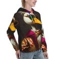 thumbnail image 2 of KLL Noble Style Duck for Womens Pullover Hoodie with Pocket Hooded Long Sleeve Shirts Sweatshirt for Women-XX-Large, 2 of 7