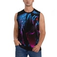 thumbnail image 2 of Picia Futuristic Purple Panther mens Cotton Tank Undershirts , Moisture-wicking Ribbed Tanks, Lightweight Cotton Tank Undershirts-XX-Large, 2 of 8