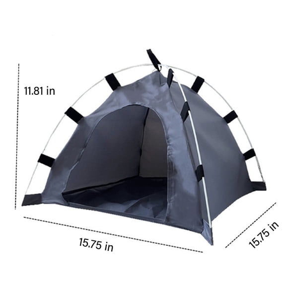 Wear-Resisting Pets Tent, Portable Pet Dogs Cat Tent Teepee for Pet Outdoor Camping Resting Supplies,Warm Outdoor Cat Enclosures Cat Cave Covered,15.75x11.81x11.81in