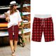 thumbnail image 5 of Puntoco Pantalones cortos de algodón para mujer Pantalones cortos casuales de cinco puntos con cordón y estampado para mujer, 5 of 5