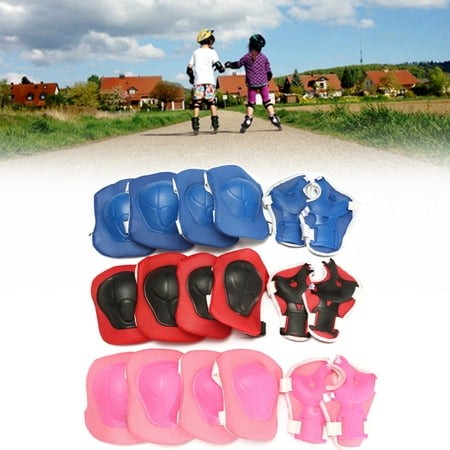 Children Skating Knee Elbow Waist Protectors,Protective Gear Pads Set Support Brace Guards ,For Kid's Safety And