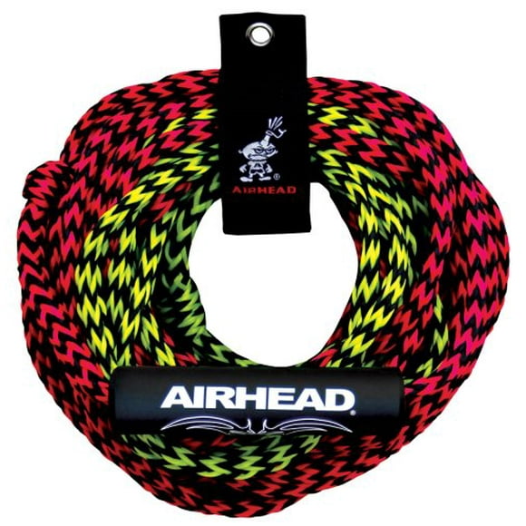 AIRHEAD 2 Rider Tube Rope, 2 Sect, Float