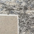 SAFAVIEH Berber Harold Abstract Plush Shag Area Rug, Grey/Cream, 10' x