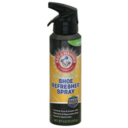 ARM & HAMMER Shoe Refresher Spray, Odor Defense 4 oz (Pack of 2)