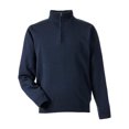 thumbnail image 4 of Harriton M421 Unisex Pilbloc™ Quarter-Zip Pullover Sweater-Dark Navy-2XL, 4 of 6