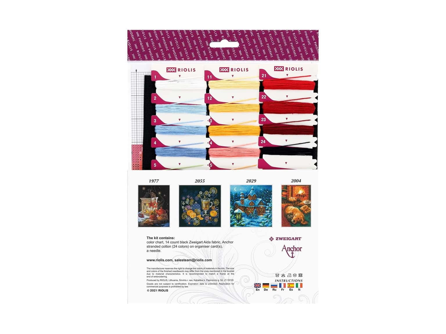 RIOLIS® Christmas Light Counted Cross-Stitch Kit