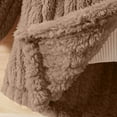 thumbnail image 4 of XXWXYD Kids Girls Hoodie Down Jacket Coat Winter Plush Warm Zipper Up Windproof Pocket Solid Color Long Sleeve Outerwear Parka Thermal Insulated Cold Weather, 4 of 6