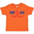 thumbnail image 3 of Inktastic Boat Hair Don't Care, Anchor, Sailing - Red Blue Boys or Girls Toddler T-Shirt, 3 of 5