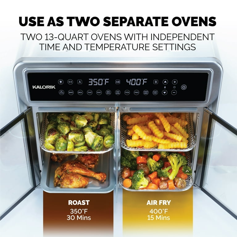 Kalorik Maxx 26 Quart Flex Trio Air Fryer Oven