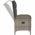 thumbnail image 2 of Bowery Hill Contemporary Poly Rattan 5 Piece Garden Dining Set in Gray, 2 of 24